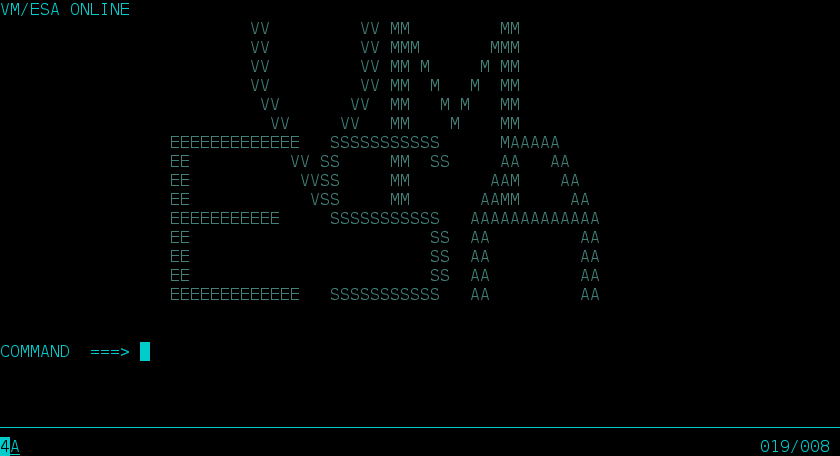 Simulation of a 3270 terminal connectiong to IBM MVS